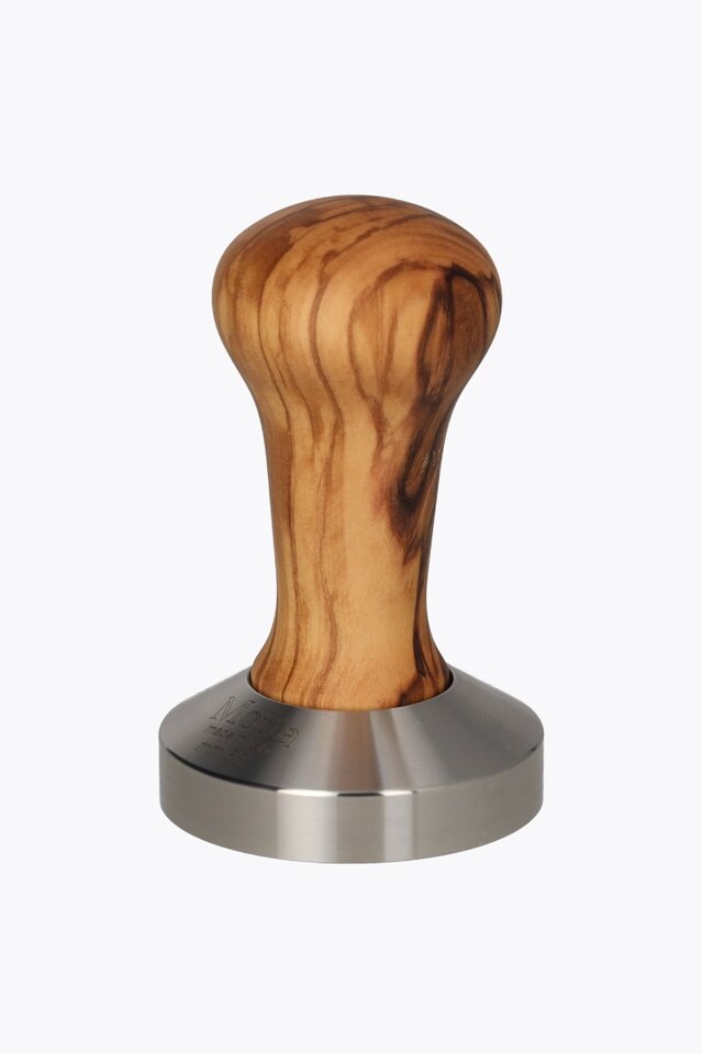Motta Tamper Olivenholz Flat Base 58mm