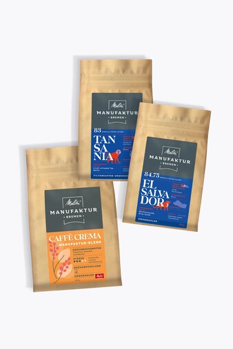Melitta® Manufaktur Bremen Whole Bean Tasting Set