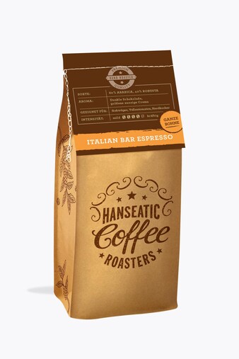 Hanseatic Coffee Roasters Italian Bar Espresso 1kg