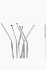 Motta 6 Stainless Steel Straws with Brush