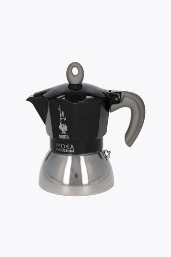 Bialetti cafetière expresso New Moka Induction 4 tasses Noir