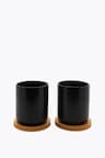 Bredemeijer Teacup Umea Black Set of 2