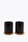 Bredemeijer Teacup Umea Black Set of 2