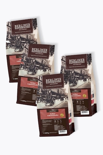 Berliner Kaffeerösterei Berliner Frühstückskaffe Fordelspakke 4kg