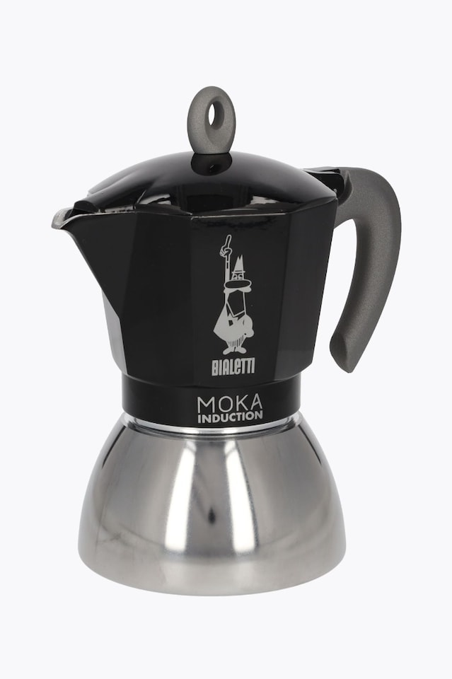 Bialetti cafetière expresso New Moka Induction 6 tasses Noir