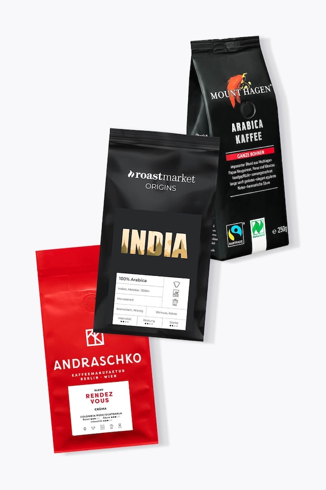 100% Arabica Coffee - Tasting Set 750g