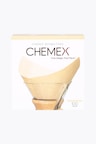 Chemex filters for 6, 8, and 10 cup carafes natural 100 pieces