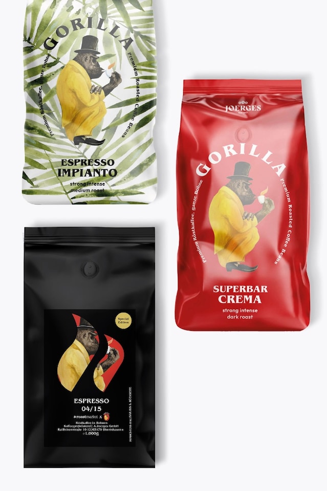 Gorilla Coffee Tasting Set 3kg