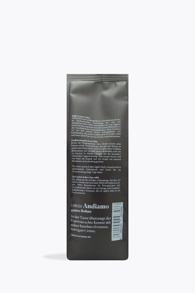 Dinzler Espresso Andiamo 250g back