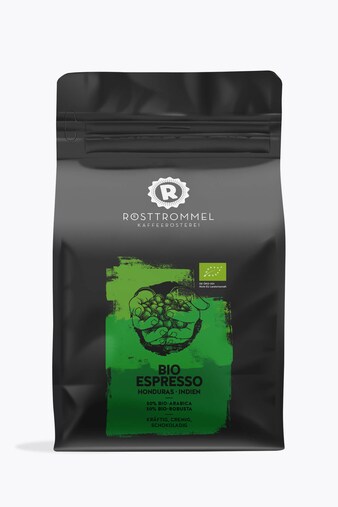 Rösttrommel Organic Blend Espresso 1kg