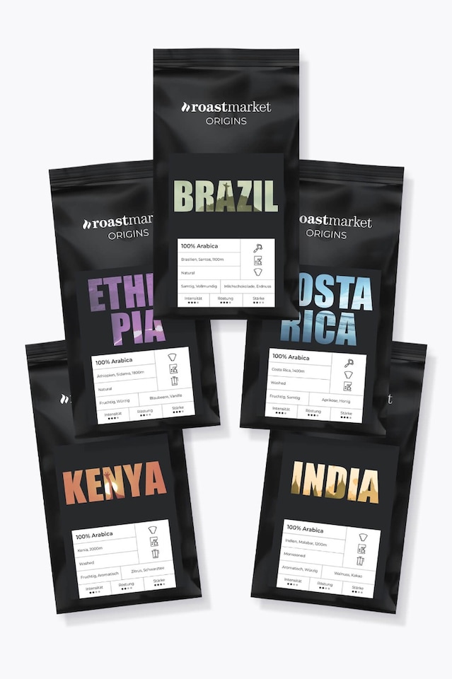 roastmarket ORIGINS Tasting Set 1.25kg