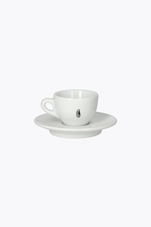 La Marzocco linea Espresso Cup Black mit Untertasse