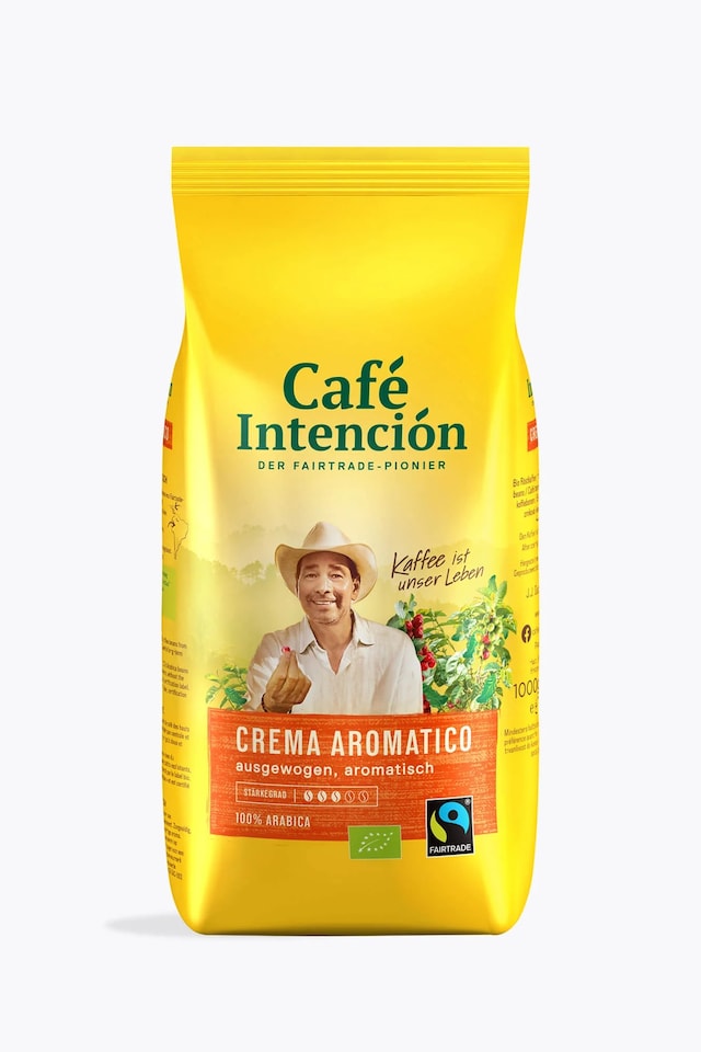 Café Intención Crema Aromatico Bio výhodné balení 6 kg 3