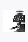 Smeg Espresso Machine 50's Style with Grinder, Matte Black