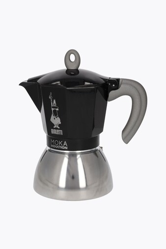 Bialetti cafetière expresso New Moka Induction 6 tasses Noir