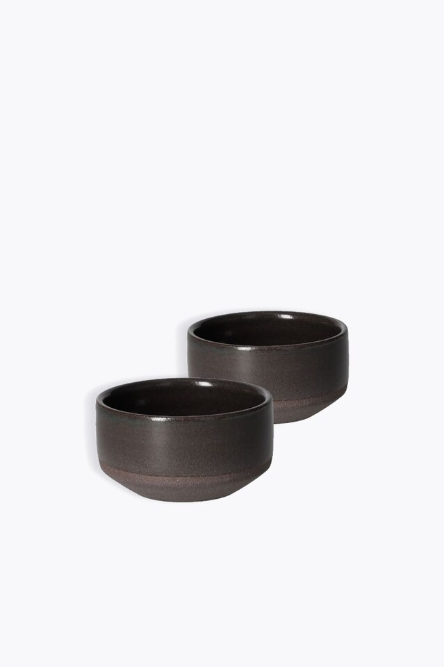 roastmarket keramický šálek na espresso ONYX 80ml 2dílná sada
