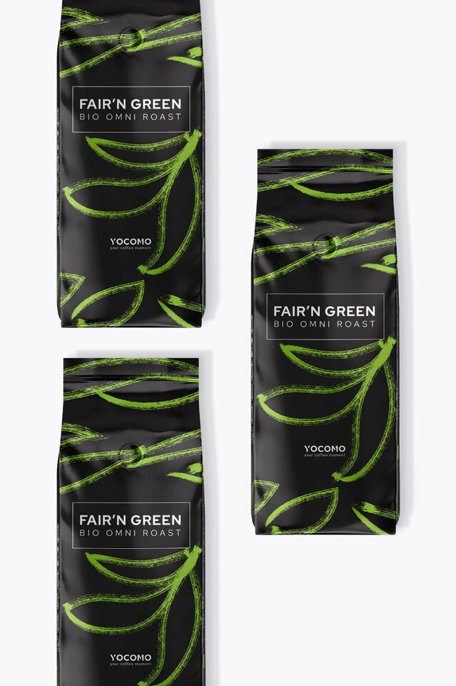 YOCOMO Fair 'n Green Bio Omni Roast Value Pack 3kg