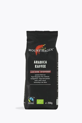 Mount Hagen Arabica Coffee Decaffeinated Organic 250g