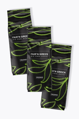 YOCOMO Fair 'n Green Organic Omni Roast Value Pack 3kg