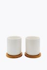 Bredemeijer Teacup Umea White 2-piece Set