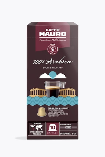 Caffè Mauro 100% Arabica 10 Capsules Nespresso® Compatible