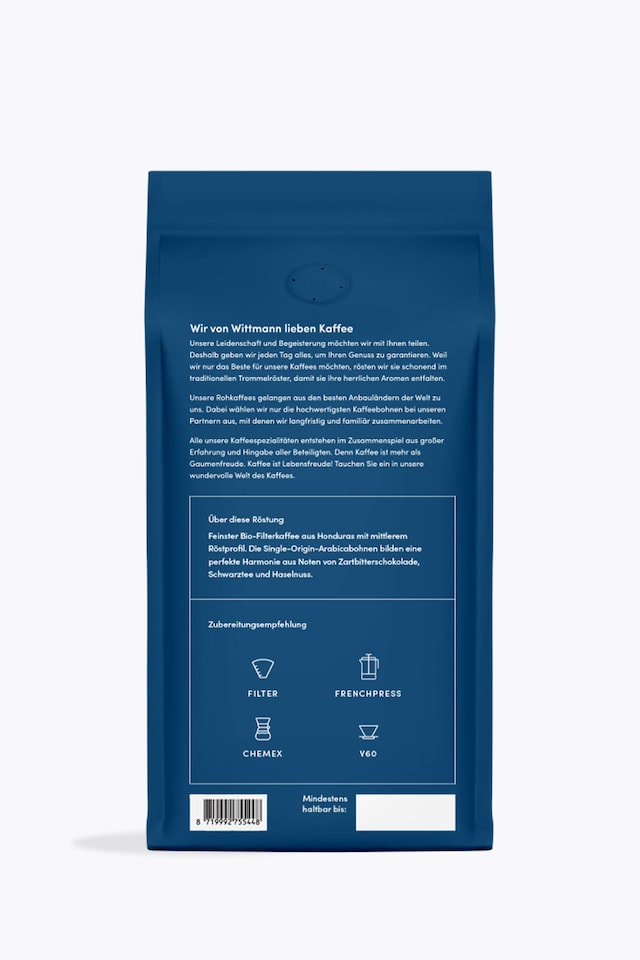 Wittmann Coffee Honduras Bio 1kg