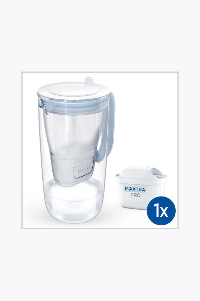 BRITA Glas Water Filter-Kanne Hellblau (2,5l) inkl. 1x MAXTRA PRO All-in-1 Kartusche