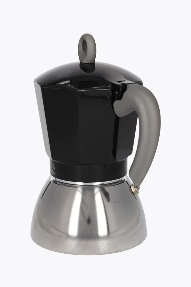 Bialetti cafetière expresso New Moka Induction 6 tasses Noir