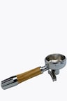 ECM portafilter 2-spout olive wood