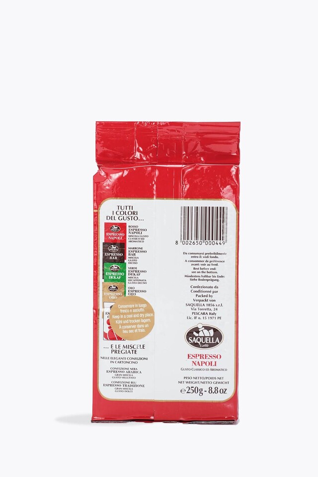 Saquella Espresso Napoli ground 250g