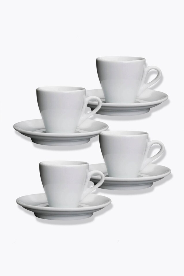 cilio Sada 4 bílých šálků na espresso Milano