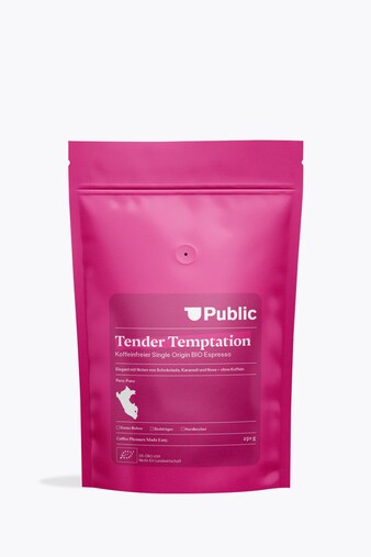 Public Coffee Roasters, Public Coffee Roasters Tender Temptation Decaffeinated 250g, 