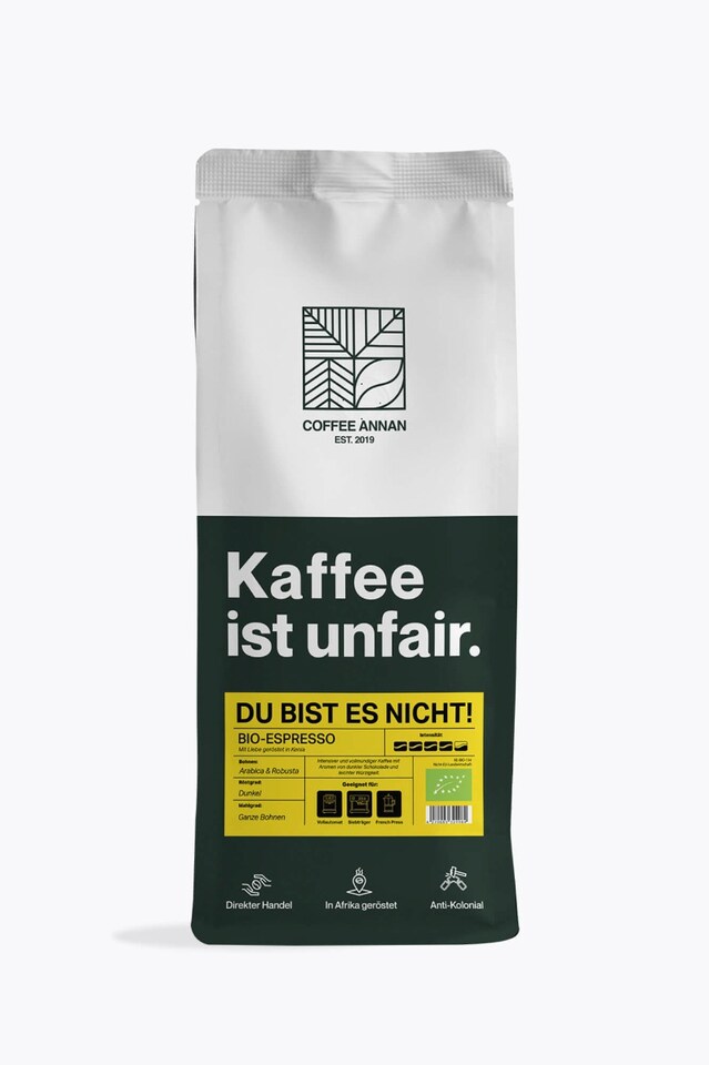 Coffee Annan Organic Espresso 1kg