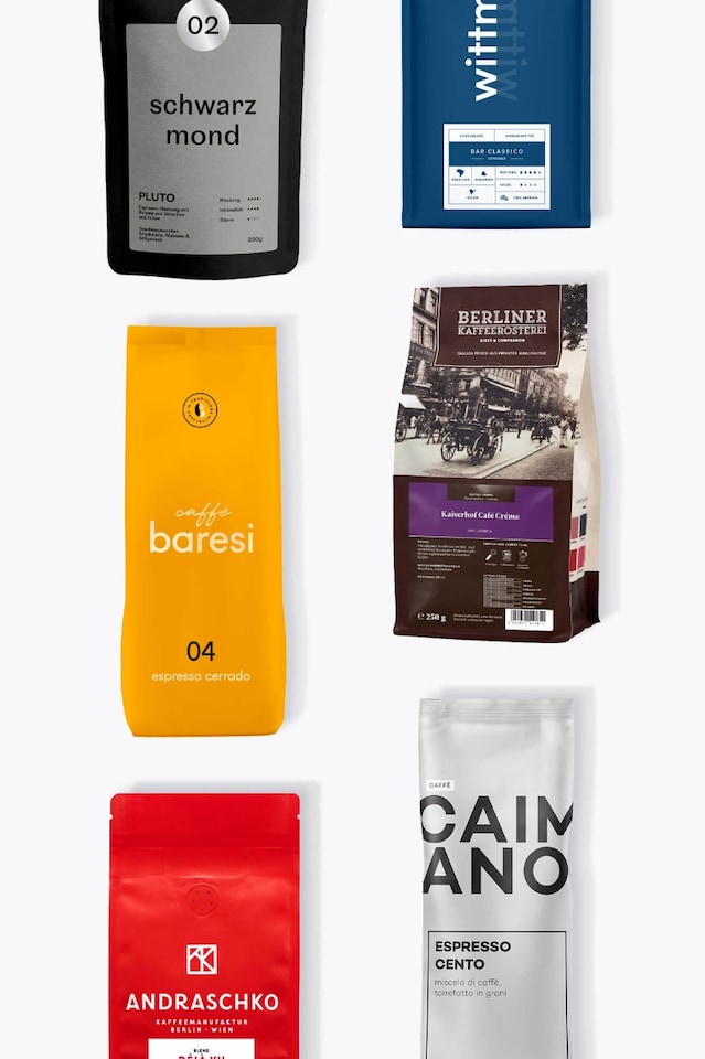 100% Arabica Espresso - Tasting Set 1,5kg
