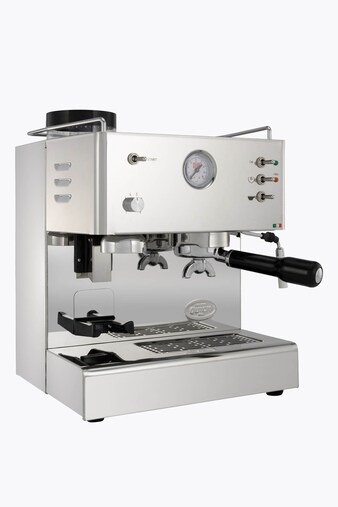 Quick Mill Pegaso macchina da caffè espresso con Mühle Poliert