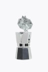 Bialetti cafetière italienne Moka Express 4 tasses ouvert