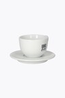 La Marzocco linea cappuccinokop sort med underkop sæt med 4