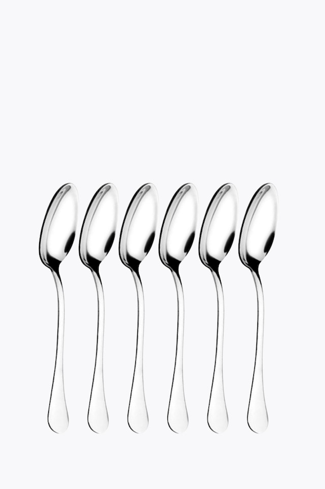Motta Espresso Spoon Set of 6 Stainless Steel