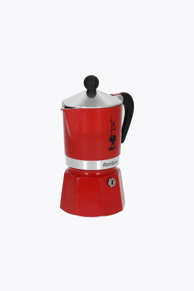 Bialetti Espressokocher Rainbow rouge 3 tasses