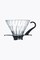 Hario V60 Glass Coffee Dripper 01 Coffee Filter (Hand Filter) Black