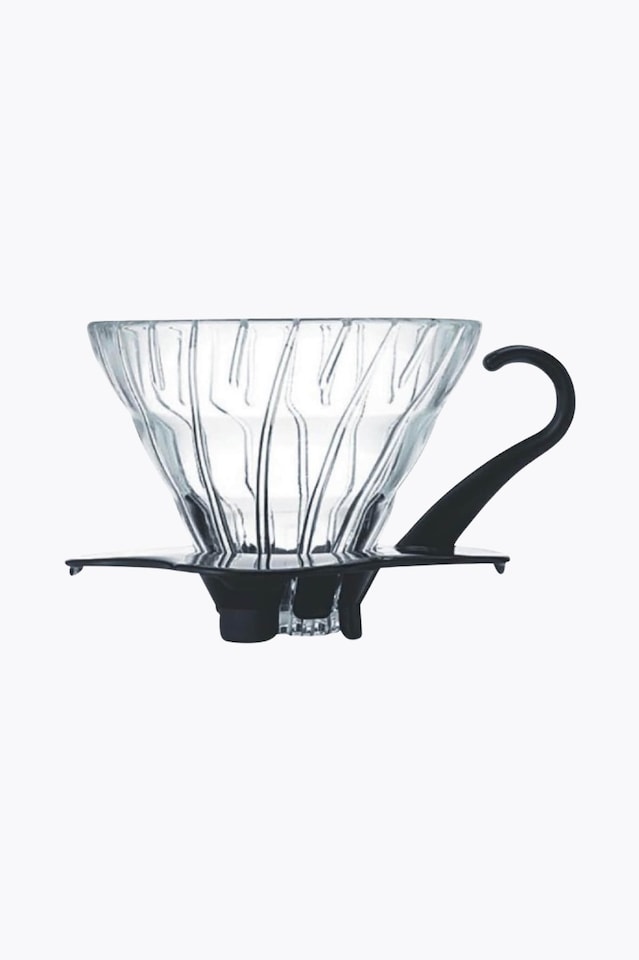 Hario V60 Glass Coffee Dripper 01 Coffee Filter (Hand Filter) Black