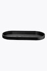 ASA Selection Wood oval wooden tray black