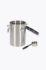 Coffee Canister mit Löffel, Stainless Steel / Kunststoff, 1700ml