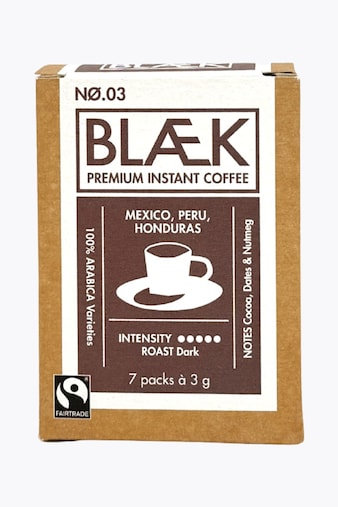 BLÆK Organic Instant Coffee No. 3 Dark Blend 21g