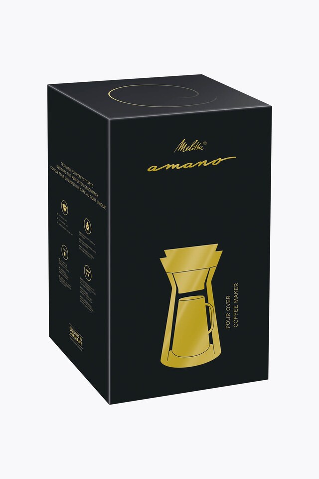 Melitta® Amano Coffee Maker Black-Gold