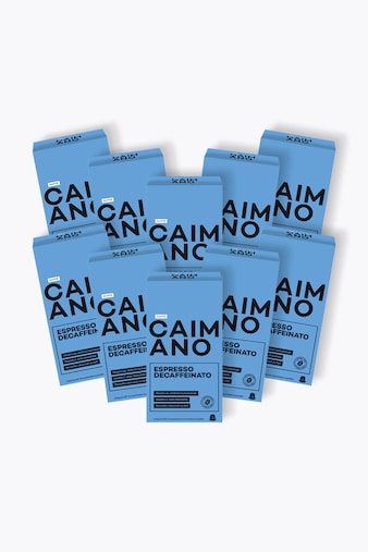 Caffè Caimano Espresso Decaffeinato 100 Nespresso® Compatible Capsules