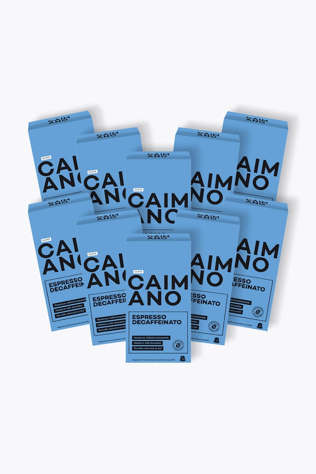 Caffè Caimano Espresso Decaffeinato 100 Nespresso® Compatible Capsules