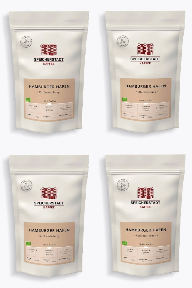 Speicherstadt Hamburger Hafen mélange de café Bio pack économique 2kg