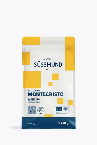 Süssmund Montecristo Organic & Direct Trade Espresso 250g