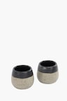 ECM Espresso Cups Stoneware Clay 2 Pieces